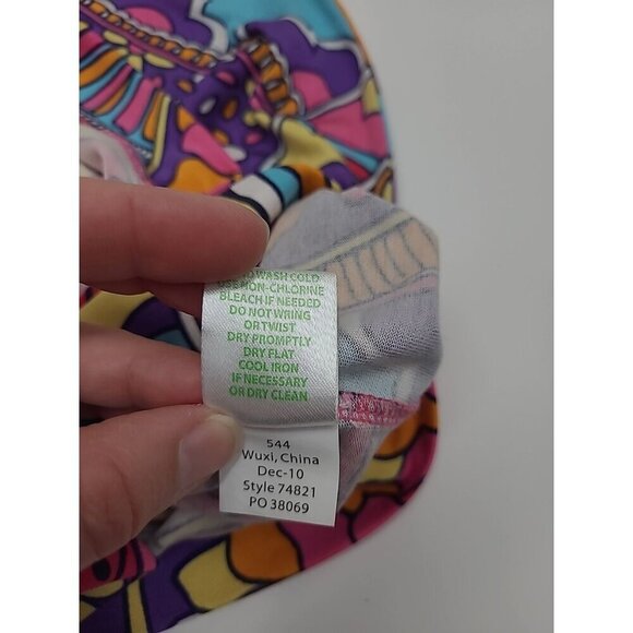 Lily Pulitzer Sun Dress Women's Size Small Colorful Floral Silk Blend - Picture 6 of 7